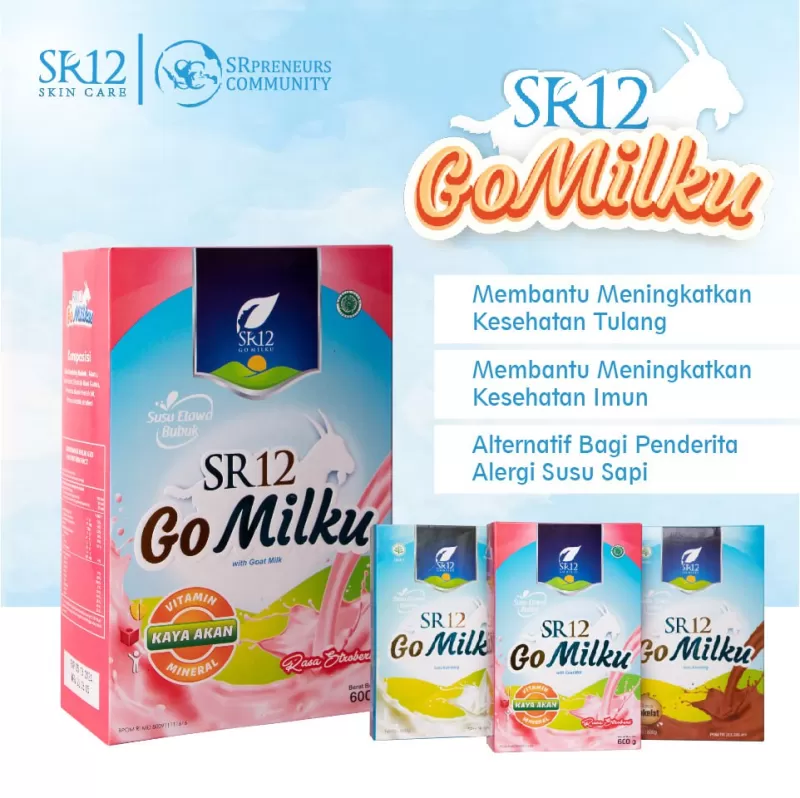 Gomilku Stroberry 200gr, Susu Etawa sr12